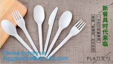 Food Grade Hottest Chinese Supplier Stocked Biodegradable Corn Starch Soup Spoon,biodegradable baby products cutlery wal