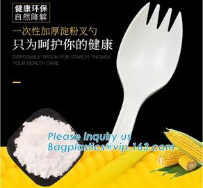 biodegradable compostable CPLA cutlery dinnerware tableware,PLA compostable cultery,cultery/spoon/fork/knife,bagease pac