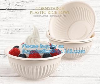 corn starch India curry bowl,Healthy corn starch biodegradable qualitier tableware biodegradable water bowl bagease pac