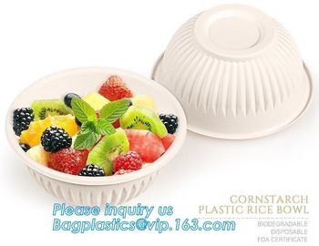 corn starch India curry bowl,Healthy corn starch biodegradable qualitier tableware biodegradable water bowl bagease pac