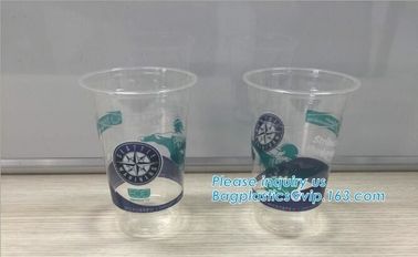 100% Biodegradable Eco-Friendly Biodegradable Cornstarch CPLA Cups,Double PLA coating cup, double PLA biodegradable cold