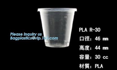 Biodegradable Disposable Cornstarch CPLA Cup,90mm CPLA hot drink cup lid for 10oz 12oz 16oz 20oz cup, bagplastics, packa