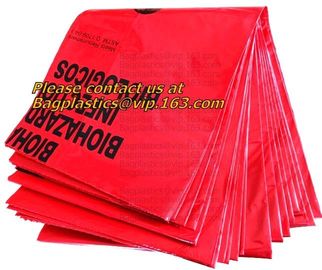 Biohazard Bags, LDPE bags, HDPE bags, LLDPE bags, Yellow bags, Red bags, Blue bags, sacks, Biohazard Plastic Bags, waste