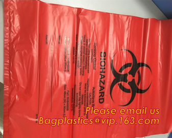 Medical Waste Bags, Red Infectious Waste Bags,Blue Soiled Linens Waste Bags,Yellow Infections Linens Waste Bags, bagease