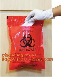 biohazard large plastic medical waste bag, Autoclave Biohazard Bag Plastic for Healthcare Medical Waste Bags, Biohazard