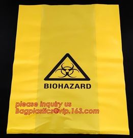 autoclavable ldpe medical biohazard waste plastic bags for clinical waste, Biohazard disposable medical sterilization, h