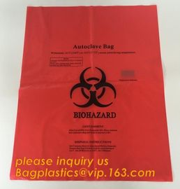 Extra large capacity biohazard drawtape trash bag interleaf coreless roll plastic garbage bag for hospital use, Industri