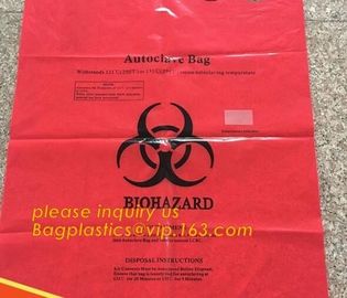 Biohazard Waste Garbage Bag, hazardous waste yellow plastic bag asbestos garbage bag, biohazard zipper bag, bagease, pac