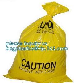 Co-extrusion PE Garbage Bags, trash bag for infecciosas, Medical consumables biohazard waste disposal supplies LDPE plas