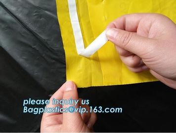 HDPE plastic drawstring biohazard garbage waste, Heavy duty safety plastic biohazard,ENVELOPE BAGS, ENVELOPE, SELF SEAL