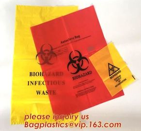 disposable autoclave biohazard bag for medical labs, Biohazard Medical Waste Bag, Biohazard Wasted Bag Medical Garbage P