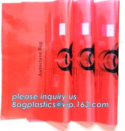 autoclavable Biohazard Collection Bags, 40 Gallon Biohazard Garbage Bag, ldpe biohazard plastic bags, bagplastics, pac