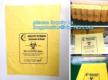 Autoclave Bag/Medical Autoclave Bag/Autoclave Specimen Bag, blood bags, Plastic ziplock medical bags/biohazard plastic b