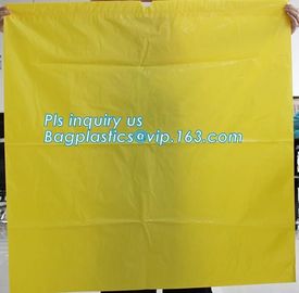 Large Drawstring Biohazardous Waste Bags, Nice printing red incinerate waste bag, Biohazard Bags Medical Waste Bags with