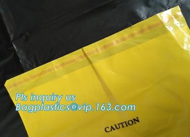 LDPE Specimen Biohazard Bag/Ziplock bag with pocket, Disposable Endoscopic Specimen Retrieval Bags/Medical Biohazard Spe