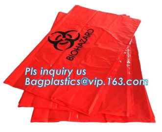 8-10 Gallon Medical Waste Trash Bags Compostable Biohazard Waste Bags Infectious Waste Basure Infecciosa Bags, bagplasti