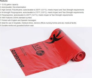 31"X43"(33 Gallon) plastic blue soiled linens liner bags, 40-45 Gallon Blue disposable plastic soiled linen bag hospital