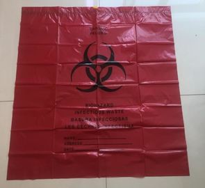 Biodegradable Plastic Hospital biohazard waste bags, Soiled Linen Bags, autoclavable ldpe medical biohazard waste plasti