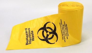 Medical waste garbage bags / Yellow Red Medical waste garbage bags/ Infections Linens Waste Bags, Biohazard & Linen Bags