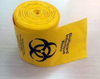 Medical waste garbage bags / Yellow Red Medical waste garbage bags/ Infections Linens Waste Bags, Biohazard & Linen Bags