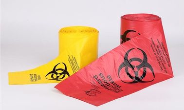 Medical waste garbage bags / Yellow Red Medical waste garbage bags/ Infections Linens Waste Bags, Biohazard & Linen Bags