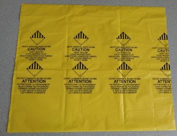 PE Asbestos Trash bag, PE asbestos waste bags 150microns thickness, Deposioble Asbestos Trash Bags, Asbestos Disposal Ba