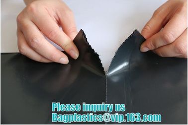 high quality asbestos waste plastic uv black bag from china, heavy duty LDPE yellow asbestos bags, PE asbestos yard wast