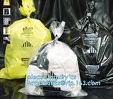 PE asbestos yard waste bags, Durable Black Large 6 Mil Jumbo Disposal Asbestos Waste Plastic Bags, bagplastics, bagease