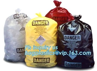 PE asbestos waste bags, Disposal Plastic Bag for Construction Waste, rubbish bag for asbestos fibers, bagplastics, bagea