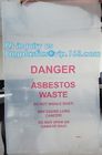 Wholesale large oversize thicker LDPE asbestos remove bags, disposable biohazard garbage bags, asbestos poly bag, bageas