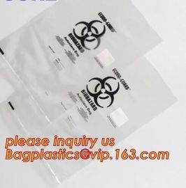 Professional Customized Medical Lab Hospital Kangaroo Ziplock Bag Yellow Specimen Collection Plastic, bagplastics, pac