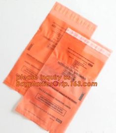 6x9 Lab ziplock specimen kangaroo bag biohazard medical reclosable plastic bag, Biohazard Specimen transport bag, bageas