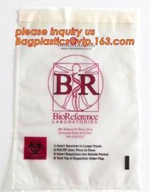 Specimen Biohazard Bag/Ziplock bag with pocket, Manufacturer BioHazard Medical Specimen Zip Bags, bagplastics, bagease