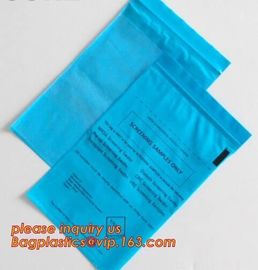 wholesale custom printed ldpe ziplock kangaroo pouch plastic zipper bag zip lock biohazard specimen bags with pocket