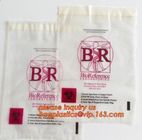 Laboratory Medical biohazard lab plastic specimen transport bag with double pouches, embossed reclosable biohazard speci