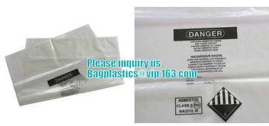 CONSTRUCT FILM, Asbestos bag, clean-up bags, disposable garbage bag thick plastic bag for asbestos