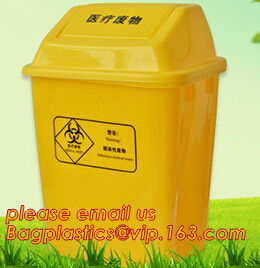 Square sharps container, medical disposal bins, needle container, Disposable Hospital Biohazard Sharp Collector Waste Bi