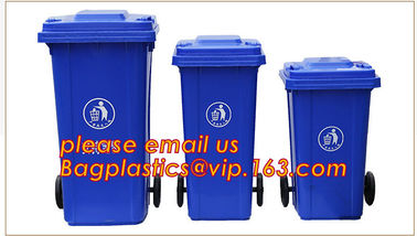 Plastic Wheeled Trash Can Outdoor urban facilities color coded waste bin, Outdoor no wheels trash bins, BAGPLASTICS PAC