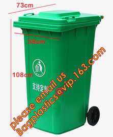 garden rubbish barrel, Wheeled Trash Can Outdoor new design waste bin, punching dustbin, recycle trash storage bin