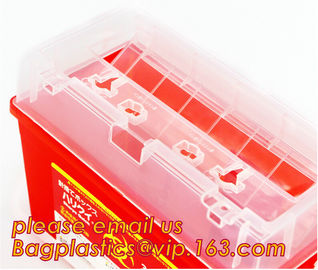 Best Selling Biohazard Plastic Sharps Container For Sale, Sharps Container Medical Disposable Needle Box, Biohazard Plas