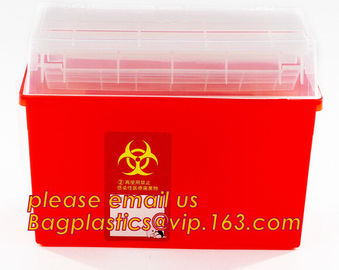 Best Selling Biohazard Plastic Sharps Container For Sale, Sharps Container Medical Disposable Needle Box, Biohazard Plas