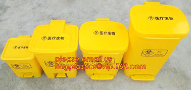 50L Street Stand Sanitary Waste Garbage Collected Plastic Trash Bin, 240 L trash cans trash container medical trash bin