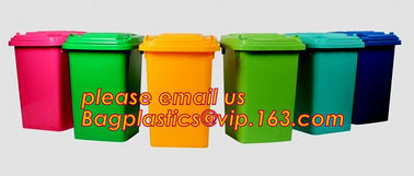 45L recycle trash bin recycle garbage bin/hospital trash cans, Mobile heavy duty hdpe outdoor garbage trash bin 120 lite