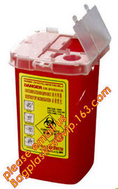 sharpsguard yellow lid 1 ltr sharps, sharps disposal container 1quart wall mounted medical for hospital and clinic