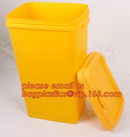 Trash Bin, Waste Bin/can, Garbage Can/bin with swing lid Dustbin For Room, EURO style outdoor plastic trash bin/waste bi