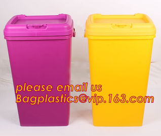 Trash Bin, Waste Bin/can, Garbage Can/bin with swing lid Dustbin For Room, EURO style outdoor plastic trash bin/waste bi