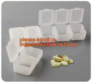 pill case with date letters,Hot Sale medicine box,Plastic 7 Days Pill Box, Cute Round Plastic Weekly 7 Days Pill Box