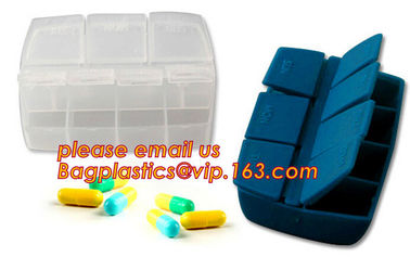 Premium 31 compartments plastic keyboard pill box for a month, Round Shape Pill box cheap candy color pill storage box w