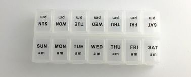 Safely pop-up 7case pill organizer, 7 day a week cool detachable drugs box with 4 case each day, Mini cute compact pocke