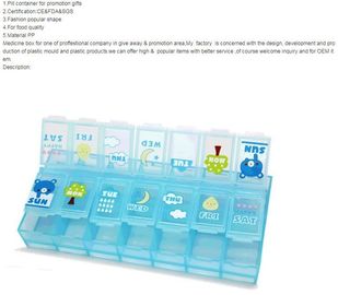 one day 4case detachable pill container pill case medicine box, one day 2case vsafety lock plastic pill container pill c